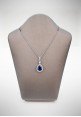 Crivelli necklace with diamonds and sapphire CRV3719