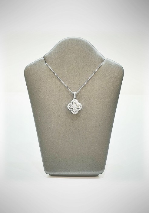 Crivelli white gold necklace with brilliants CRV6010
