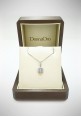 Collana Donnaoro in oro bianco e diamanti DNO12