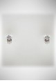 Donnaoro white gold earrings with diamonds DNO29