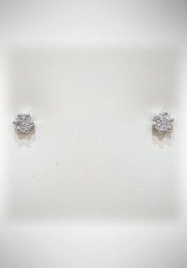 Orecchini Donnaoro in oro bianco e diamanti DNO31