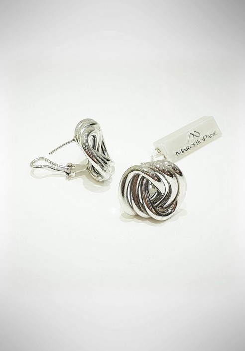 Marcello Pane silver earrings Venice collection ORSC002