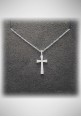 Crivelli white gold necklace with diamonds CRV2106