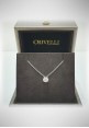 Crivelli white gold necklace with diamonds CRV2108