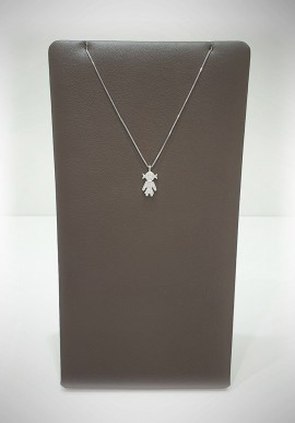Crivelli white gold necklace Easy Crivelli Bimba with diamonds CRV2123