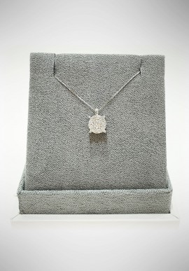 Lunatica white gold neckalce with diamonds LNT06