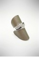 Arte Orafa white gold ring with diamonds and sapphires GIRT6