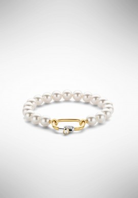 TI SENTO silver and pearls bracelet 2961PW