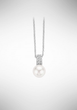 TI SENTO silver and pearls necklace 3877PW