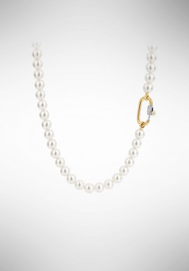 TI SENTO silver and pearls necklace 3967PW