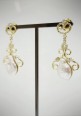 Soara earrings in silver, pearl and Swarovski SOA2145