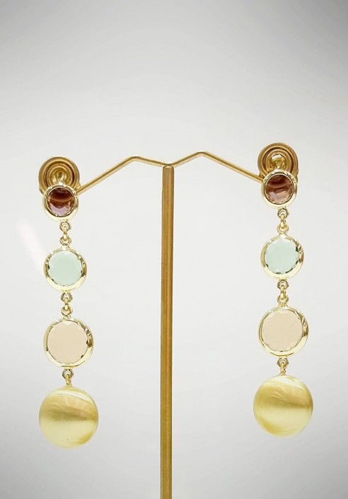 Aquaforte silver earrings "Caramelle" H4060912
