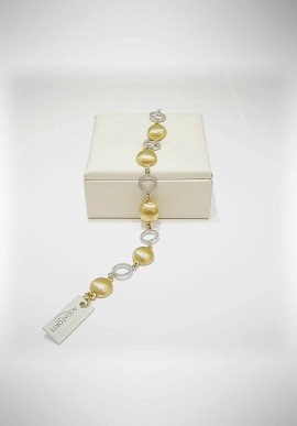 Aquaforte silver and zirconia bracelet H4182579