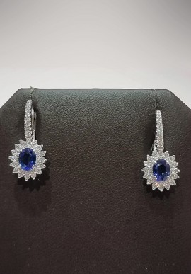Crivelli earrings with diamonds and sapphires CRV21212