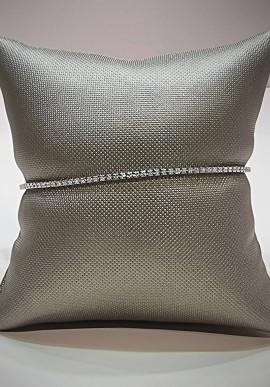 Crivelli white gold "Tennis" bracelet with diamonds CRV212119