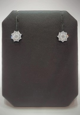 Crivelli white gold earrings with diamonds CRV212121