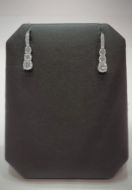 Crivelli white gold earrings with diamonds CRV212122