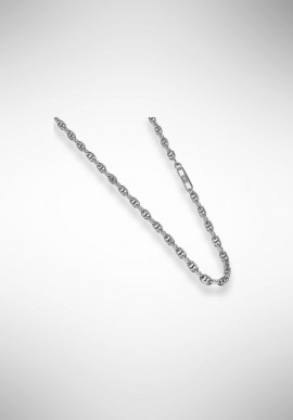 Collana Borsari in argento rodiato con elemento in argento e diamante CL-TOR01AR