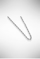 Borsari necklace in rhodium silver with silver and diamond element CL-TO01AR