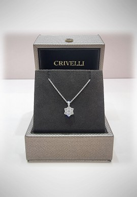 Crivelli necklace in white gold and brilliants CRV212133
