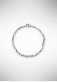 Borsari bracelet in rhodium silver with diamond BR-TOR01BR