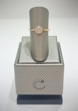 Anello Crivelli in oro rosa e diamanti CRV212137