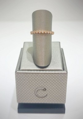 Crivelli rose gold ring with diamonds CRV212138