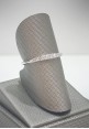 Crivelli "eternity" gold ring with diamonds CRV212140