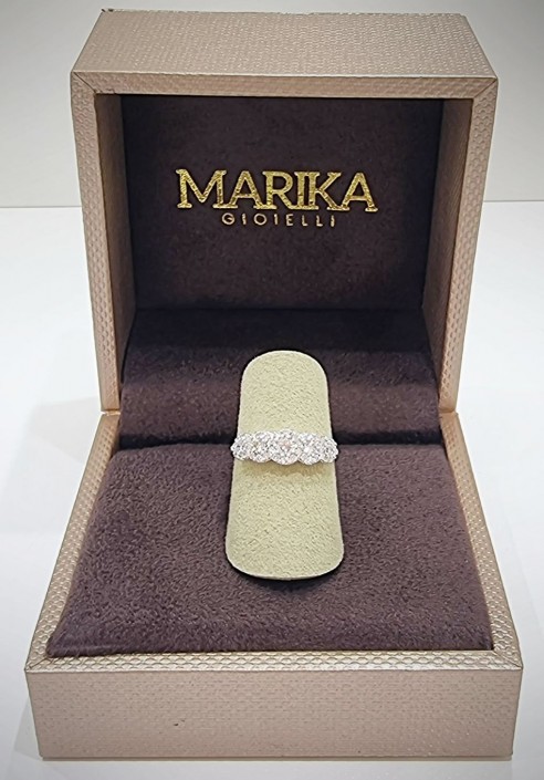 Anello Marika in oro bianco e diamanti ANO6123 RO.4