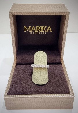 Marika "eternity" white gold ring with diamonds ANVER06 SA.14