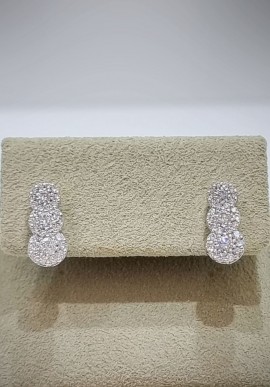 Marika white gold earrings with diamonds OR06123 SA.3