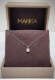 Marika white gold necklace with diamonds CD06139GSA.7