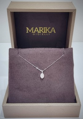 Collana Marika in oro bianco e diamanti CD8020 AR.5