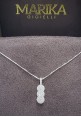 Marika "Trilogy" white gold necklace with diamonds CDO6124 AR.6