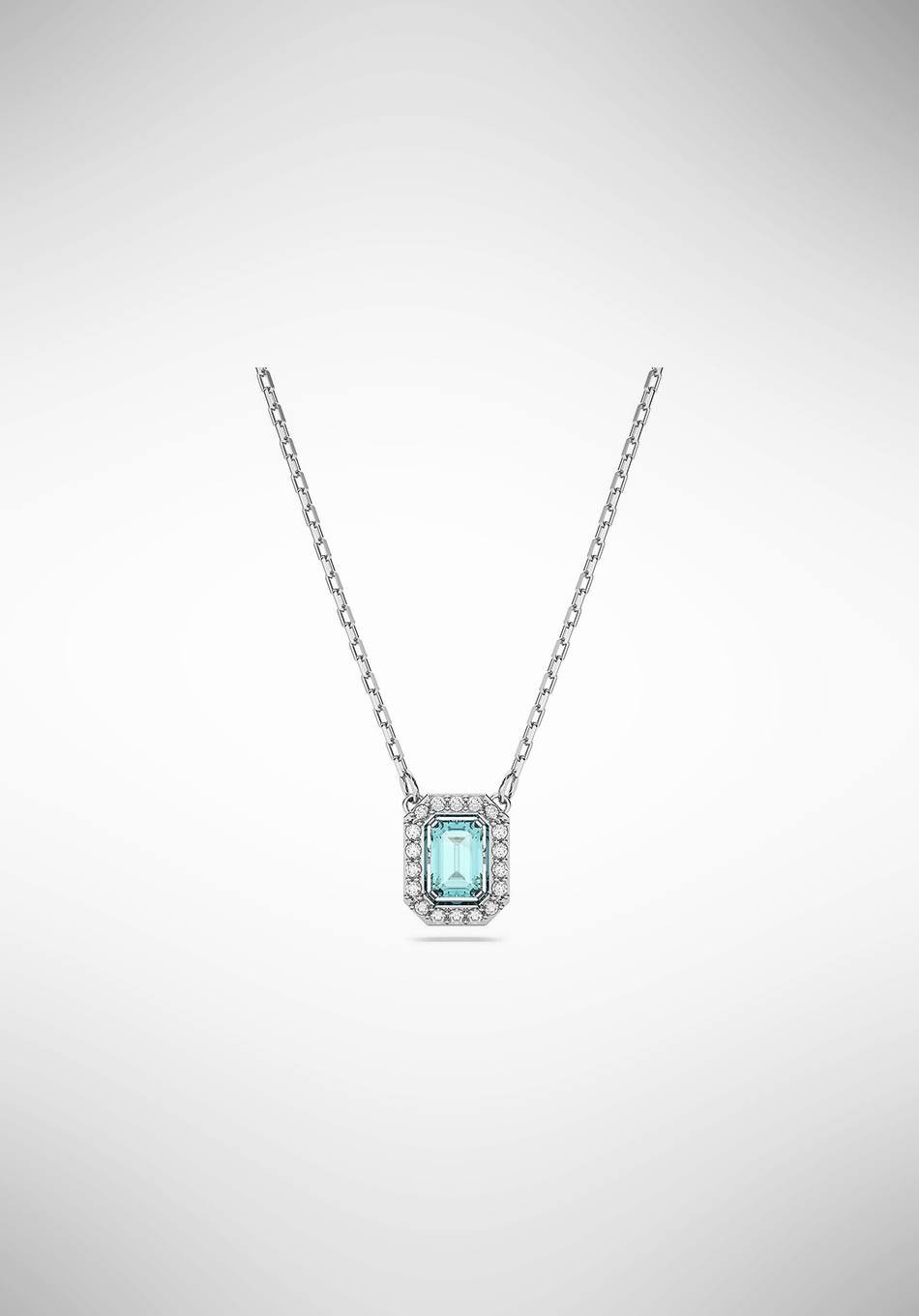 Aquamarine necklace on sale swarovski