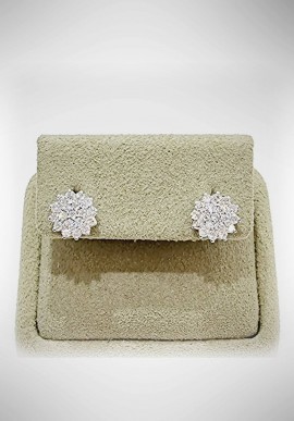 Marika white gold earrings with diamonds OR9125 SA.4 