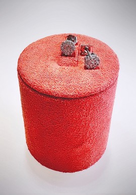 Donnaoro white gold earrings with diamonds DFOF8235.010
