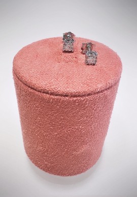 DonnaOro white gold earrings with diamonds DKOL6881.S014