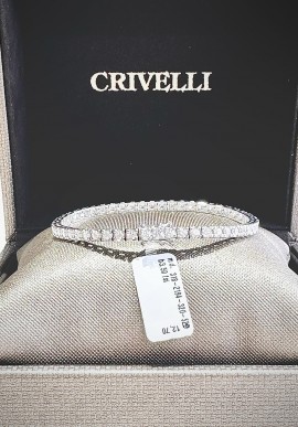Crivelli Tennis bracelet white gold with diamonds CRV223017