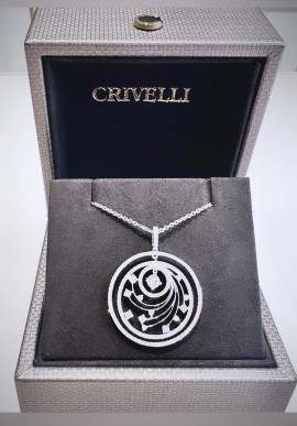 Crivelli necklace white gold with diamonds CRV22308