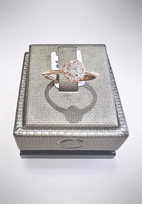 Anello Crivelli in oro rosa e diamanti CRV223010