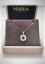 Marika white gold Necklace with diamonds and sapphire CD8O34 AR.4
