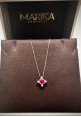 Marika god necklace with diamonds and ruby CD06131.5RAR.1