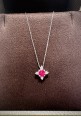 Marika god necklace with diamonds and ruby CD06131.5RAR.1