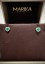 Marika gold earrings with diamonds and emeralds OR8001S.AR.8