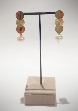 Soara silver earrings with pearls SOA2331