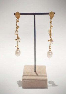 Soara silver earrings with pearls SOA2322