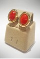 Soara silver earrings with coral SOA2328