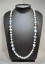 Soara silver necklace with beryl and pearls SOA2313