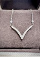 Crivelli white gold necklace with diamonds CRV2406